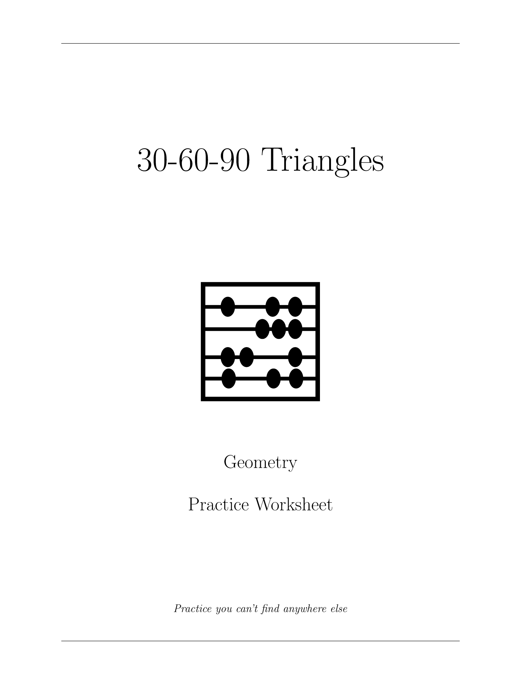 30-60-90 Triangles Worksheet_1