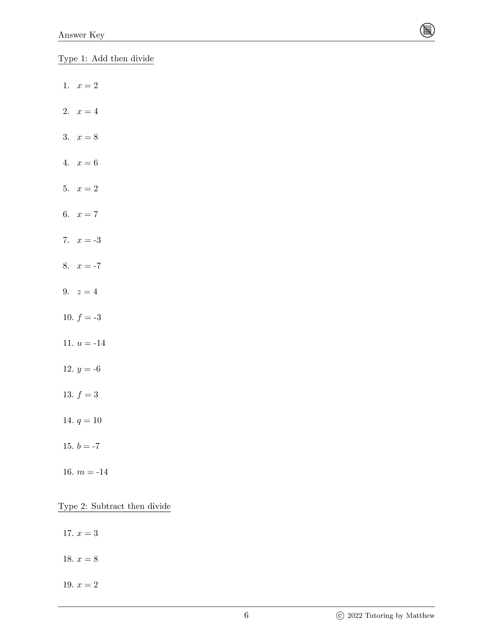 Two Step Equations Worksheet_8
